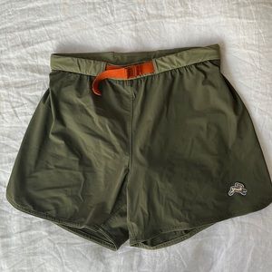 Tracksmith off road shorts